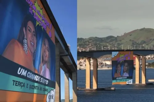 Vídeo que mostra banner na Ponte Rio-Niterói é fake