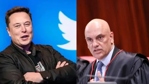 Elon Musk ameaçou e atacou o ministro Alexandre de Moraes