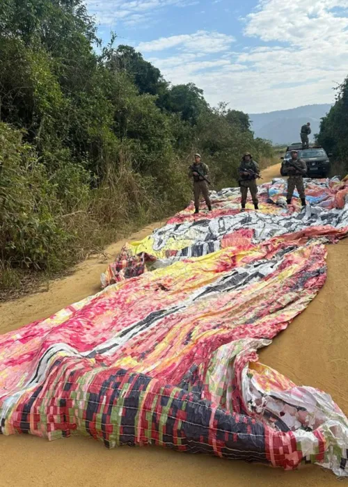 Imagem ilustrativa da imagem Balão é apreendido após cair em reserva ambiental de Maricá; vídeo