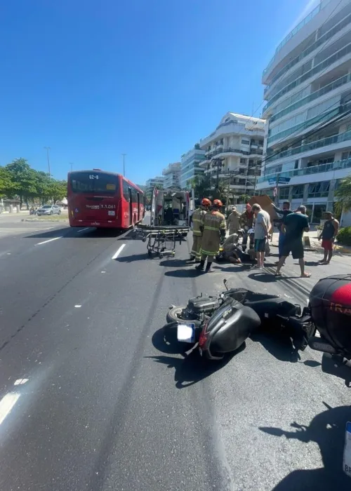 Segundo relatos de testemunhas, ferido seria motociclista