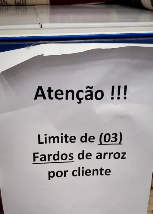 Mercado de Niterói limitou a venda por cliente