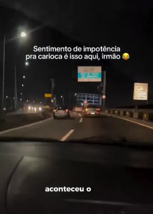 As pessoas que estavam dentro do carro não foram identificadas