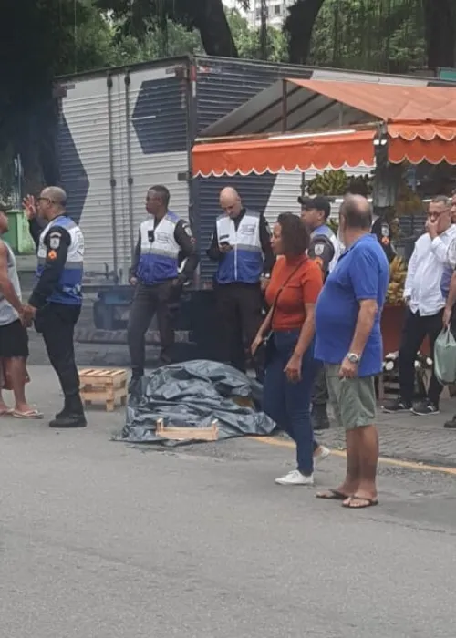 Homem morreu na manhã desta segunda-feira no Centro de Niterói.