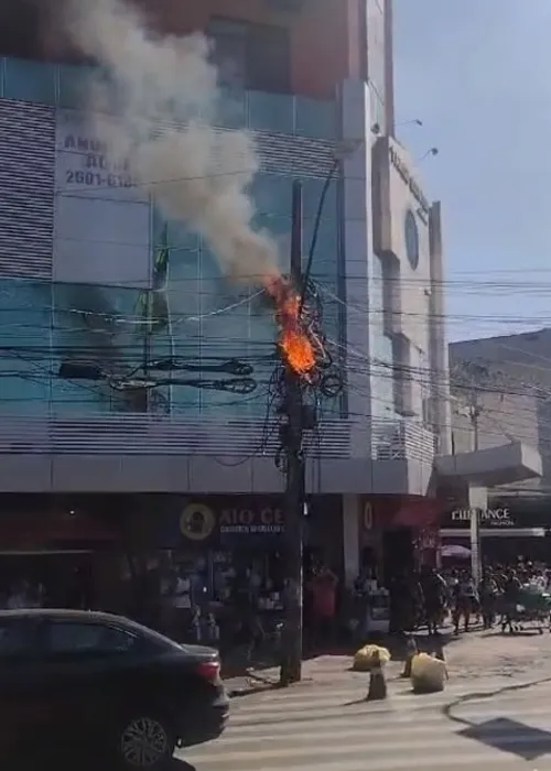 Não se sabe se o problema causou interrupção de fornecimento de luz