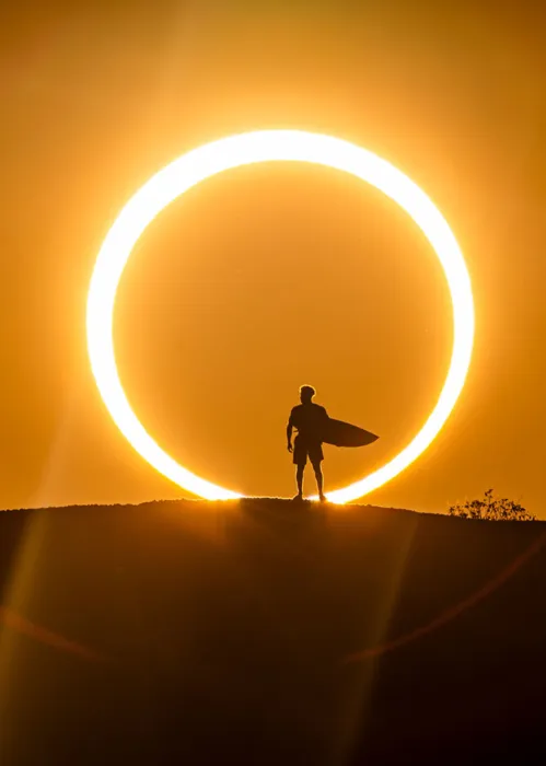 Ítalo Ferreira desafiou as forças naturais do planeta para capturar uma foto inédita