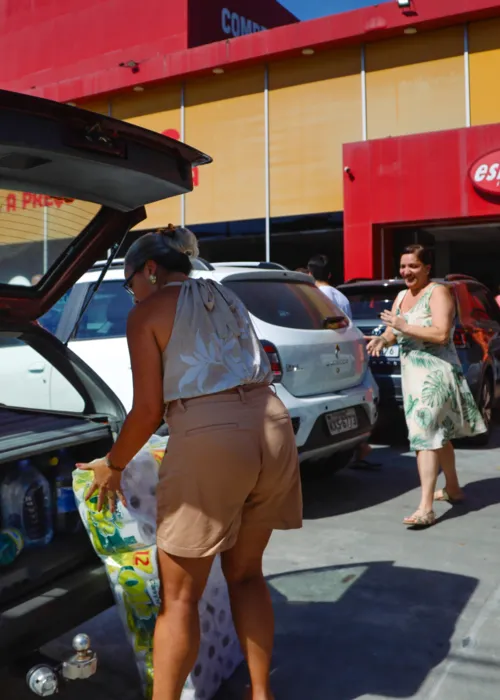 O ponto de arrecadação de doações de Niterói virou símbolo de esperança