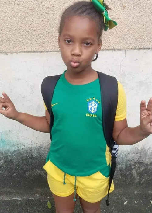 Oulatth Alyssah Rodrigues Damala, de 8 anos, morava com o pai