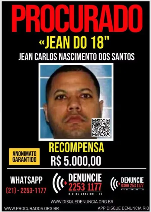 'Jean do 18' é réu em mais de 20 crimes