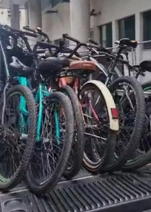 Bikes eram revendidas, muitas vezes no centro do Rio de Janeiro, conforme a polícia