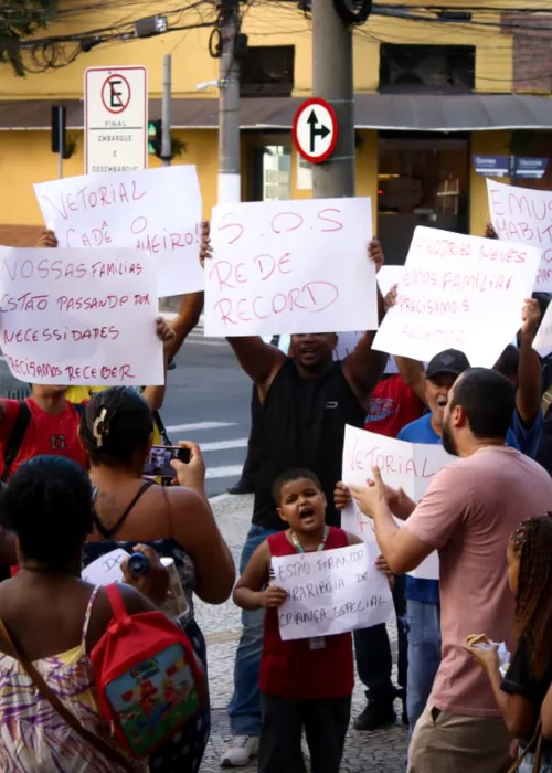 Famílias contestaram a medida da prefeitura