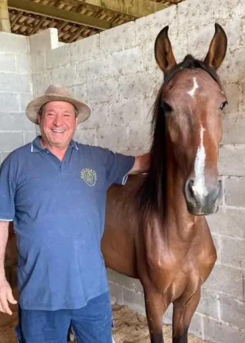 Fábio Ortega se apresentava como criador e expositor de cavalos