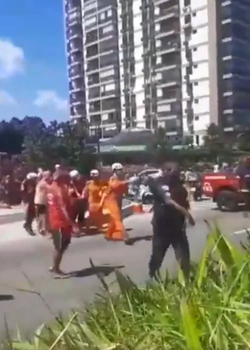 Criança precisou ser socorrida de helicóptero para o hospital