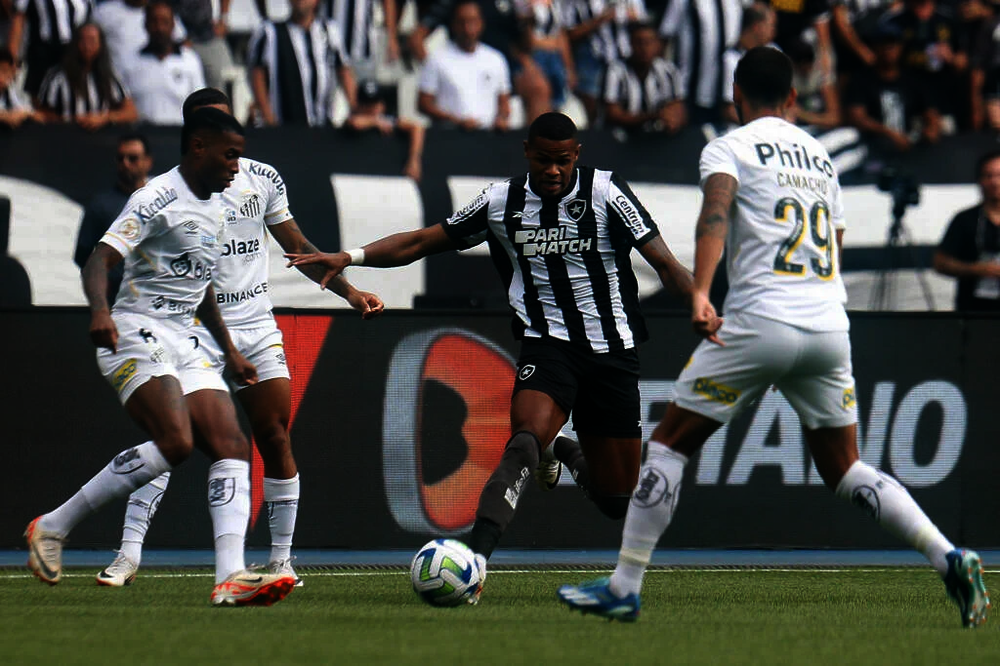 Botafogo empata com o Santos e completa oitavo jogo seguido sem vencer - O  Progresso