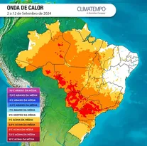 Imagem ilustrativa da imagem Brasil enfrentará nova onda de calor em setembro