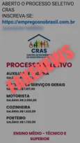 Imagem ilustrativa da imagem Processo seletivo para CRAS em Rio das Ostras é 'fake'; veja