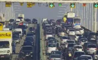 Imagem ilustrativa da imagem Tá agarrado! Veja tempo de travessia na Ponte Rio-Niterói