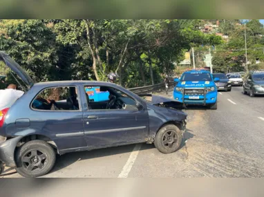 Pista sentido Charitas está interditado