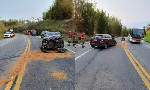 As vítimas foram socorridas e encaminhadas para o Hospital Municipal da cidade