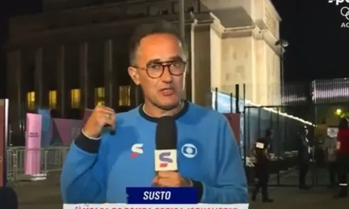 Marcelo Barreto, do Sportv, precisou deixar o prédio em que estava