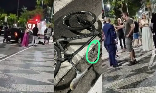 Motorista é acusado de atropelar e golpear ciclista com canivete