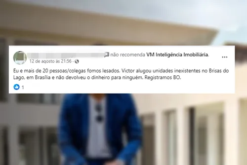 Vítimas registraram boletim de ocorrência contra o falso corretor de imóveis