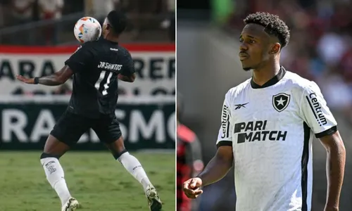 Júnior Santos e Jeffinho voltam a treinar com bola na próxima semana