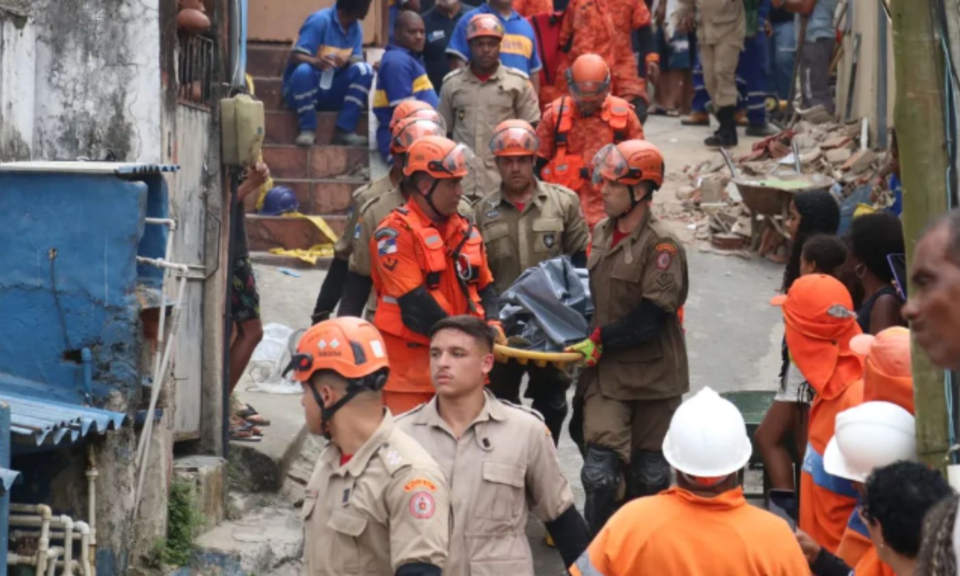 Marido de idosa também morre após desabamento no Rio