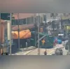 O acidente, que aconteceu por volta das 7h40, envolveu uma colisão entre os ônibus