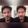 Gabriel se emocionou ao receber sua bicicleta