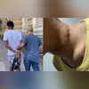 O trio foi surpreendido pelo acusado