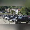 Trabalhadores fazem o que podem para driblar o sol forte