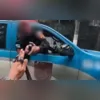 Imagem ilustrativa da imagem Vídeo: motociclista 'rende' homem que 'dava grau' em Niterói