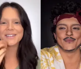 Influenciadora 'vira' Bruno Mars e arranca elogios na web; assista!