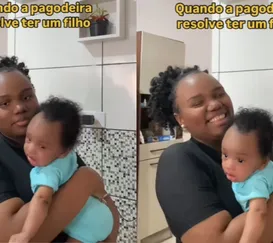 Bebê para de chorar ao ouvir Zeca Pagodinho e viraliza