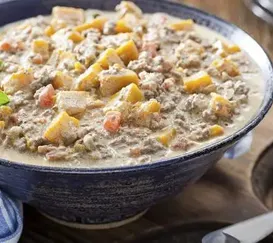 Carne moída cremosa para qualquer ocasião