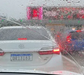 Chuva causa lentidão na Ponte; veja tempo de travessia