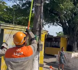 Cidade na Baixada tem luz cortada por dívida milionária