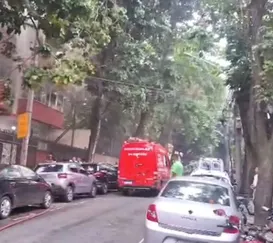 Incêndio atinge apartamento na Zona Sul do Rio