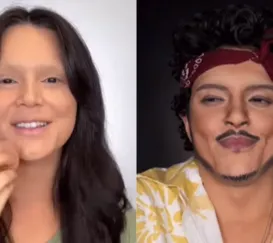 Influenciadora 'vira' Bruno Mars e arranca elogios na web; assista!