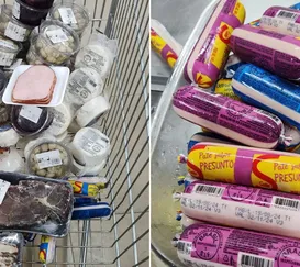 Mais de 300 kg de alimentos impróprios recolhidos em supermercados