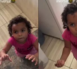 'Respira, mãe'! Menina de 3 anos viraliza com vídeo hilário