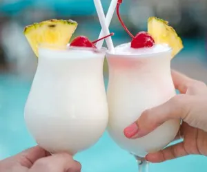 Piña Colada sem álcool para brindar no fim de semana