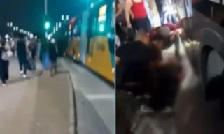 Imagem ilustrativa da imagem Adolescente de 15 anos é atropelado por BRT; vídeo