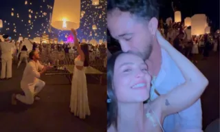 Imagem ilustrativa da imagem André faz novo pedido de casamento a Larissa Manoela; vídeo