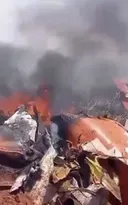 Imagem ilustrativa da imagem Avião da FAB cai após colidir contra outra aeronave em São Paulo