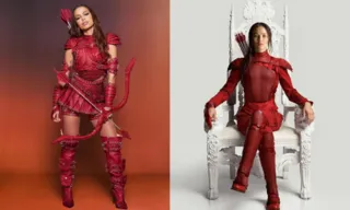 Imagem ilustrativa da imagem Fãs comparam look de Anitta ao de Katniss Everdeen