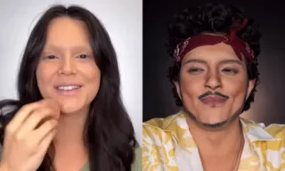 Imagem ilustrativa da imagem Influenciadora 'vira' Bruno Mars e arranca elogios na web; assista!