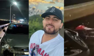 Imagem ilustrativa da imagem Motociclista morre ao ser atingido e cair da Ponte Rio-Niterói
