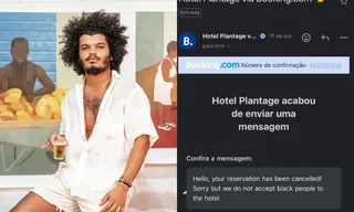 Imagem ilustrativa da imagem 'Não aceitamos negros': brasileiro tem reserva cancelada em hotel