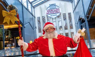 Imagem ilustrativa da imagem É hoje! Papai Noel chega ao Mercado Municipal de Niterói